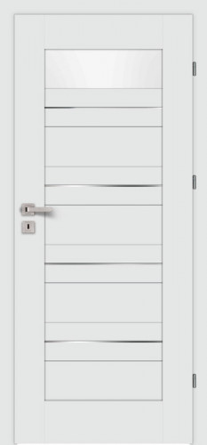 Inox S5 (S5/L, Bianco, sklo  biele LAKMAT (I))
