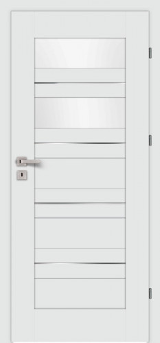 Inox S5 (S5/R, Bianco, sklo  biele LAKMAT (I))