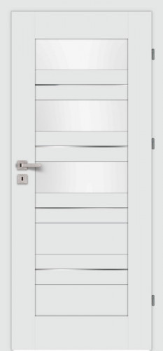 Inox S5 (S5/S, Bianco, sklo  biele LAKMAT (I))