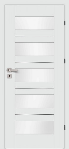 Inox S5 (S5/D, Bianco, sklo  biele LAKMAT (I))