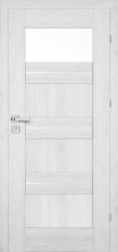 Inox S4 (S4/L, Silver, sklo  biele LAKMAT (I))