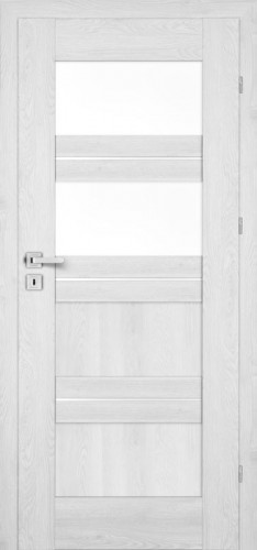 Inox S4 (S4/R, Silver, sklo  biele LAKMAT (I))