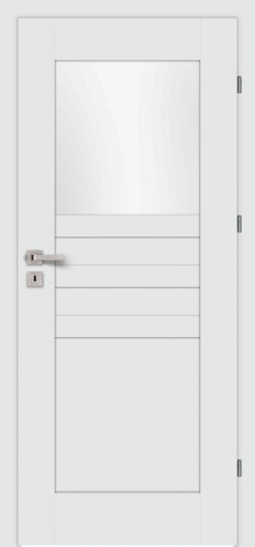 Monaco M3 (M3/L, Bianco, sklo matné biele tvrdené sklo LAKMAT)