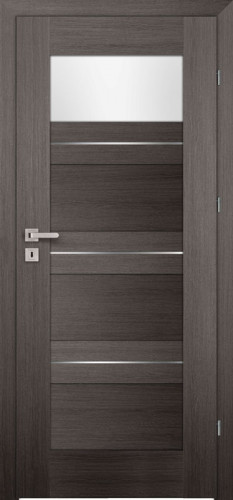 Inox S4 (S4/L, Grafit, sklo  biele LAKMAT (I))