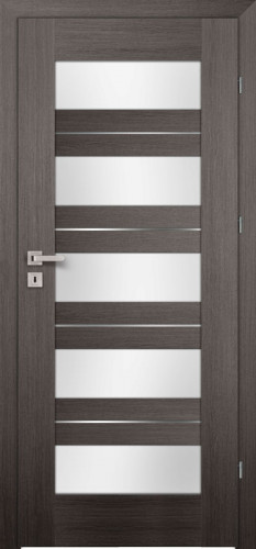 Inox S5 (S5/D, Grafit, sklo  biele LAKMAT (I))