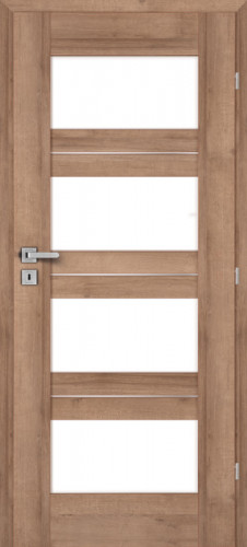 Inox S4 (S4/D, Amber, sklo  biele LAKMAT (I))