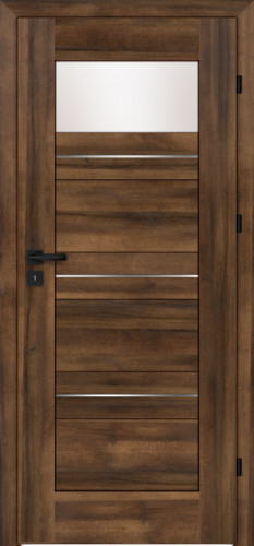 Inox S4 (S4/L, Dado, sklo  biele LAKMAT (I))