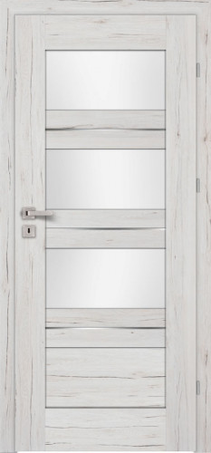 Inox S4 (S4/S, Alba, sklo  biele LAKMAT (I))