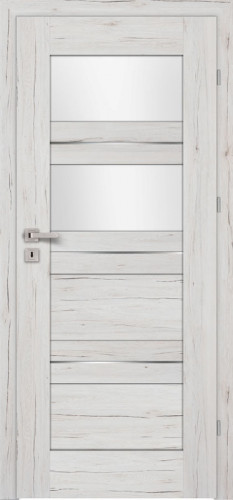 Inox S4 (S4/R, Alba, sklo  biele LAKMAT (I))