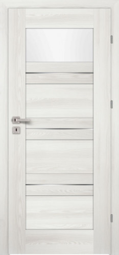 Inox S4 (S4/L, Platino, sklo  biele LAKMAT (I))