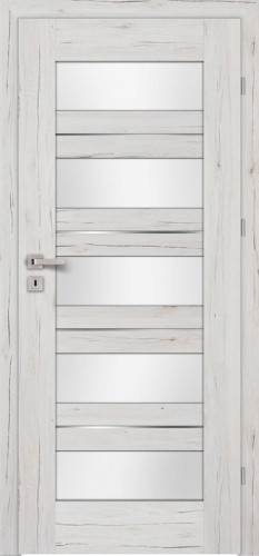 Inox S5 (S5/D, Alba, sklo  biele LAKMAT (I))