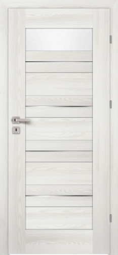 Inox S5 (S5/L, Platino, sklo  biele LAKMAT (I))