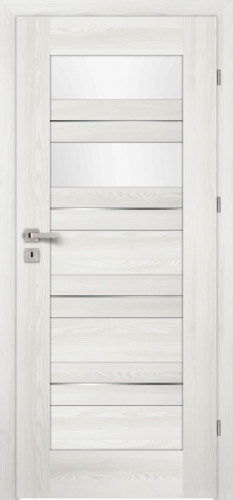Inox S5 (S5/R, Platino, sklo  biele LAKMAT (I))