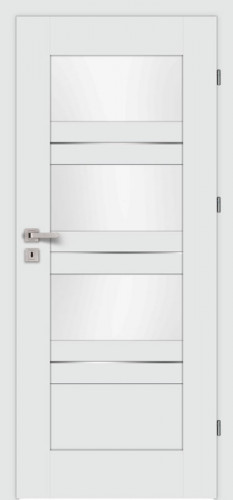 Inox S4 (S4/S, Alaska, sklo  biele LAKMAT (I))